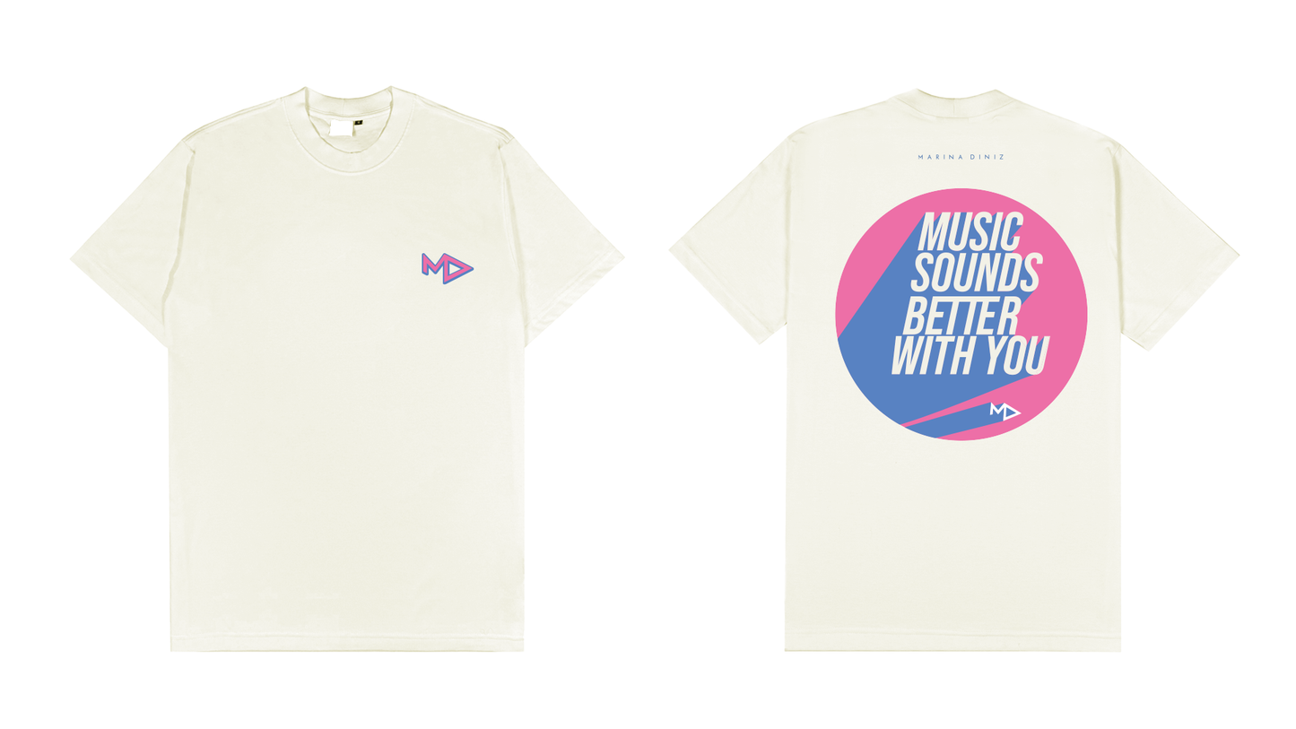 T-shirt Music Sounds Better With You